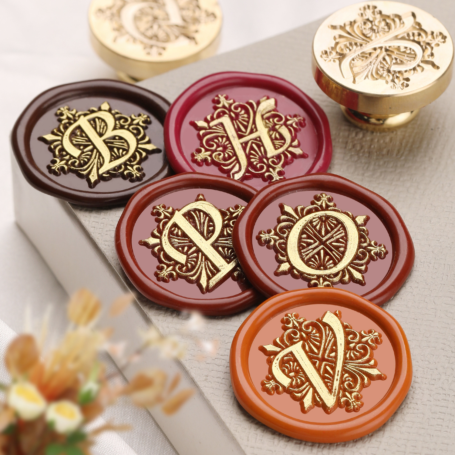 Wax Seal Stamps Head 26 Letter - Wax Seal Letter Kit 评论和价格