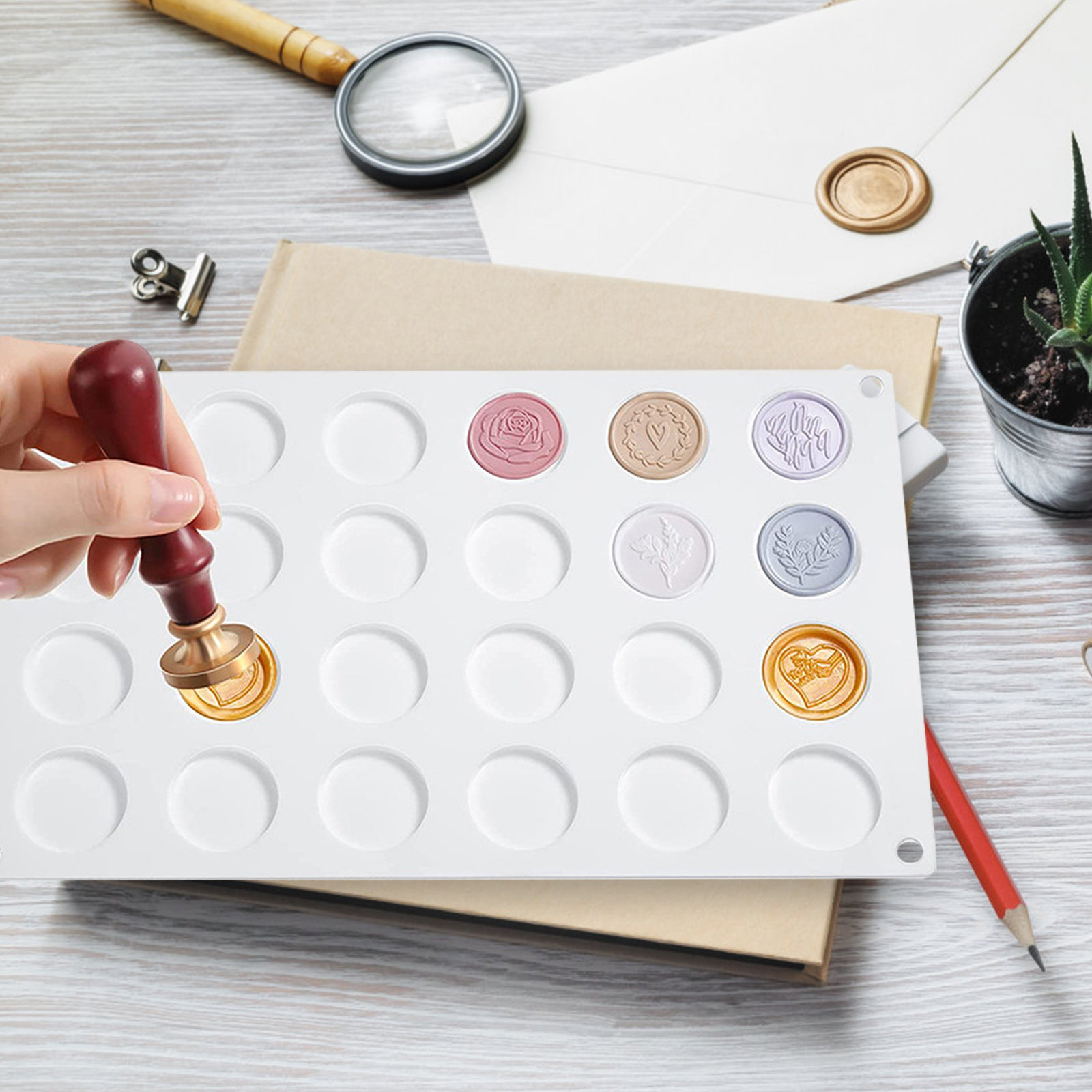 1Set Premium Silicone Wax Seal - Wax Seal Letter Kit 评论和价格