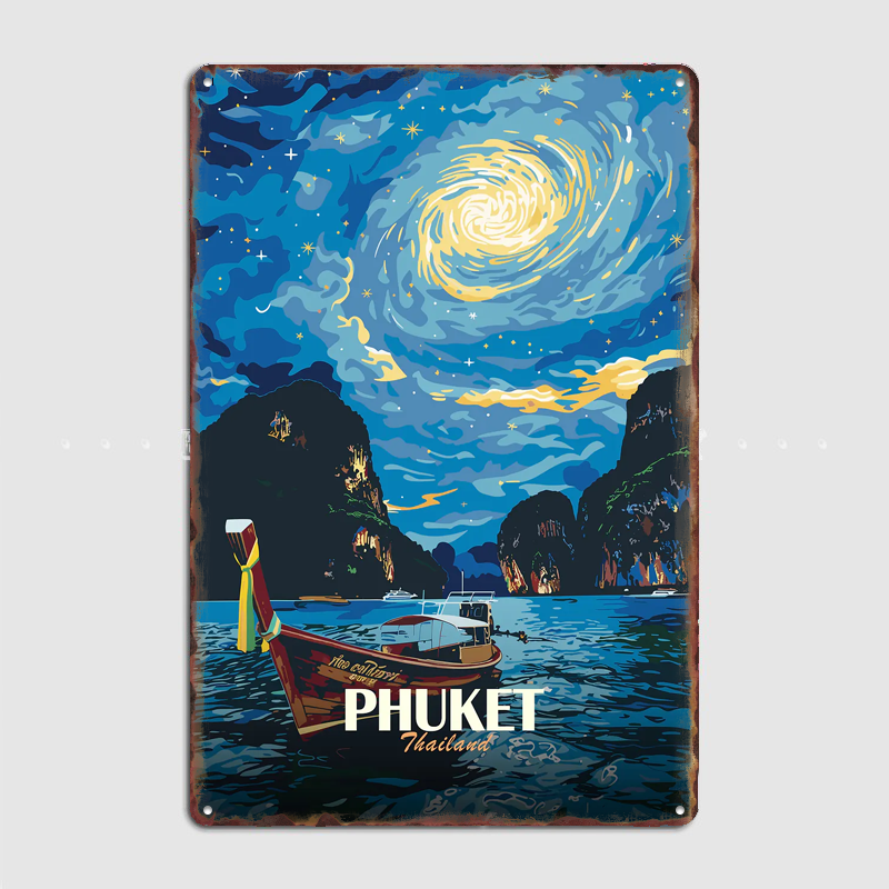 Phuket Thailand Night Sky Boat - Custom Night Sky 评论和价格