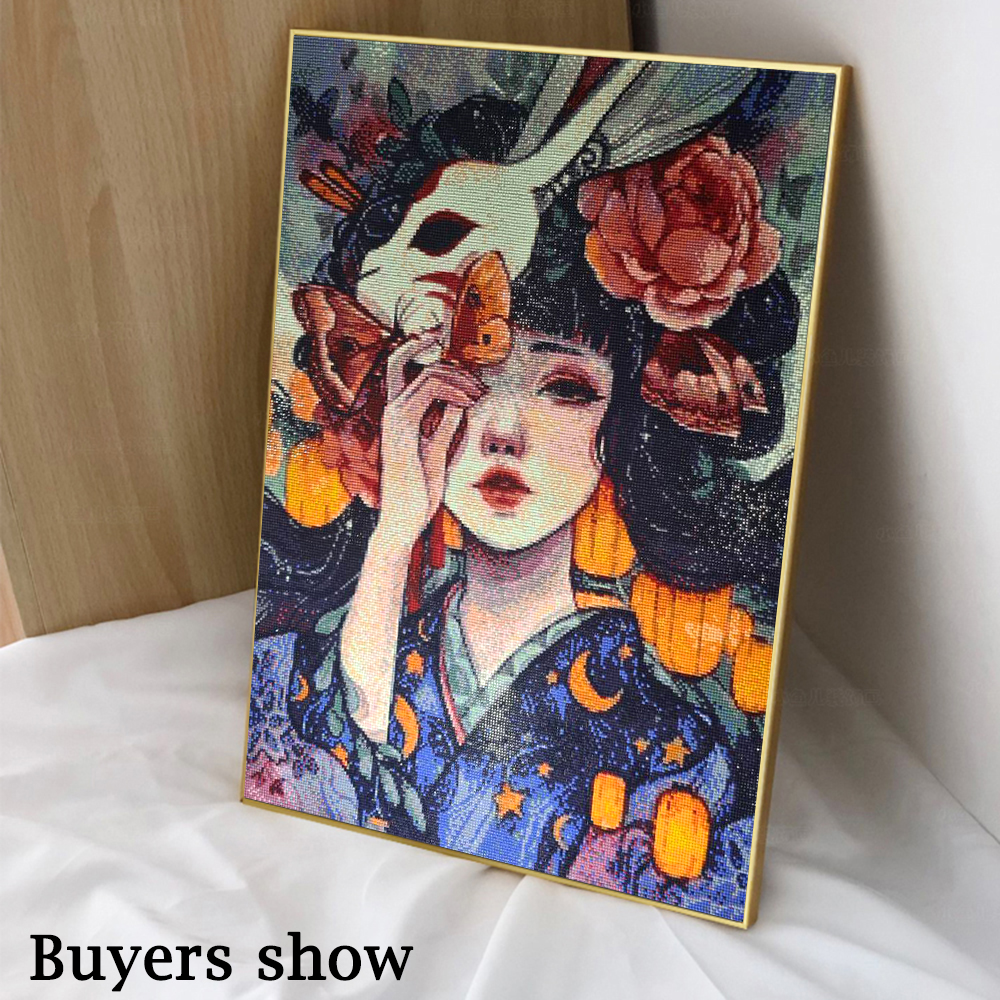 1PC frameless 5D Diy Diamond P - Photo Mosaic Print 评论和价格