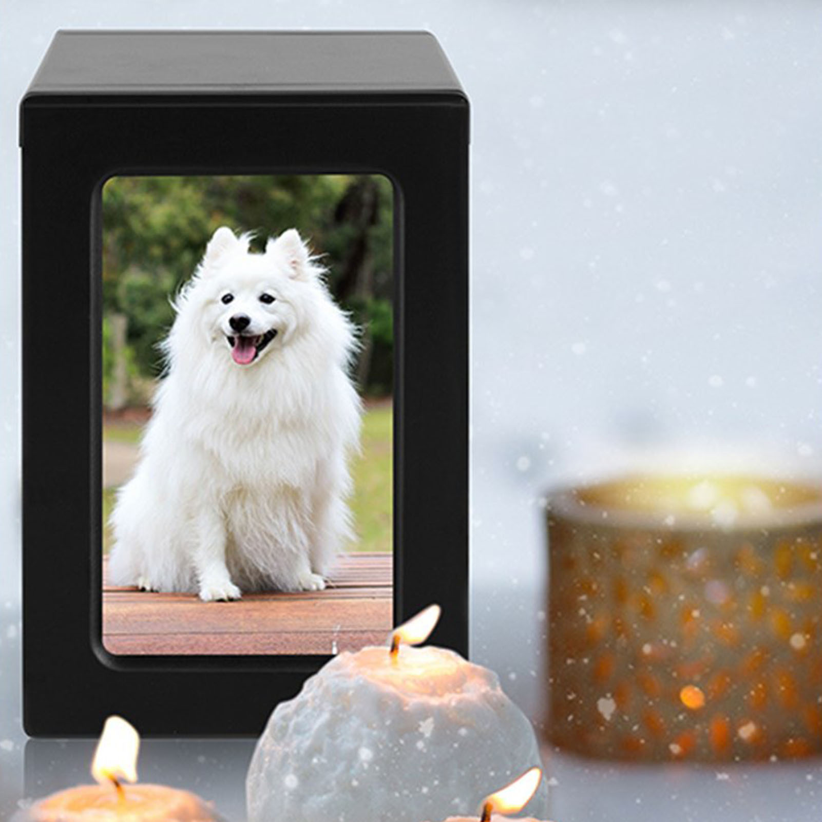 Wooden Pet Urns Wooden Cremati - Engraved Wood Frame 评论和价格