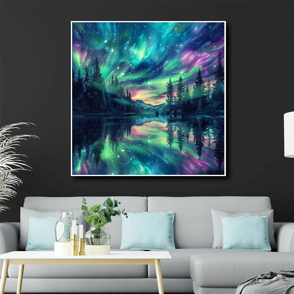 Frameless, DIY Diamond Paintin - Photo Mosaic Print 评论和价格