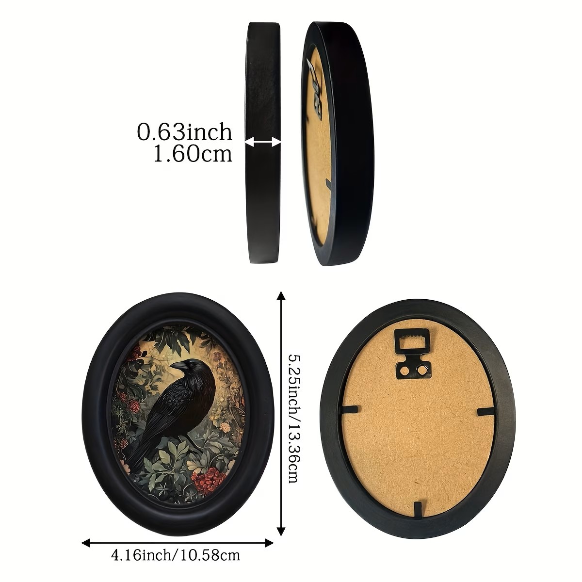 1 Piece of Bohemian Vintage 3D - Engraved Wood Frame 评论和价格