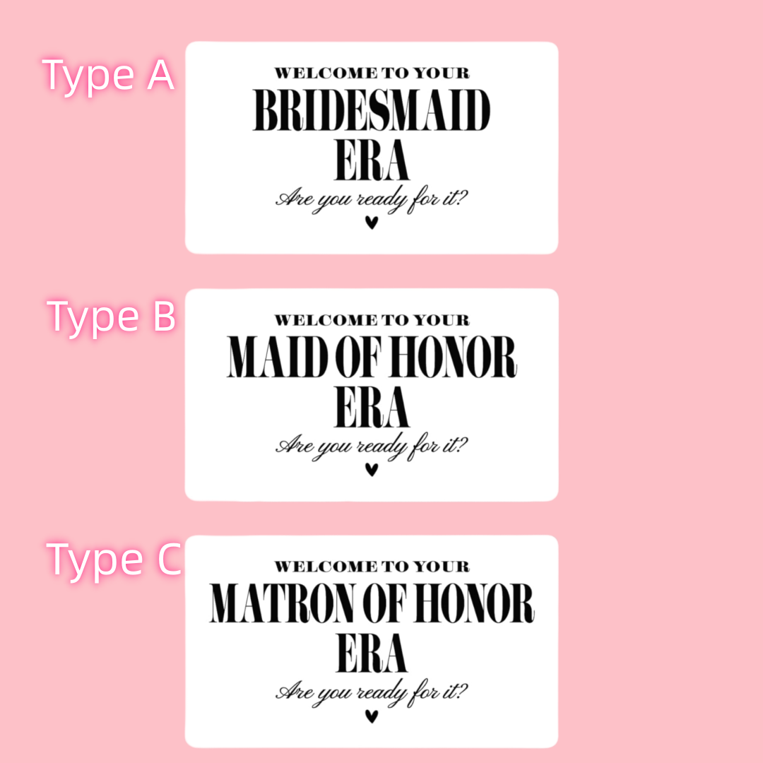Bridesmaid Era Mini Champagne  - Personalised Candle Label 评论和价格