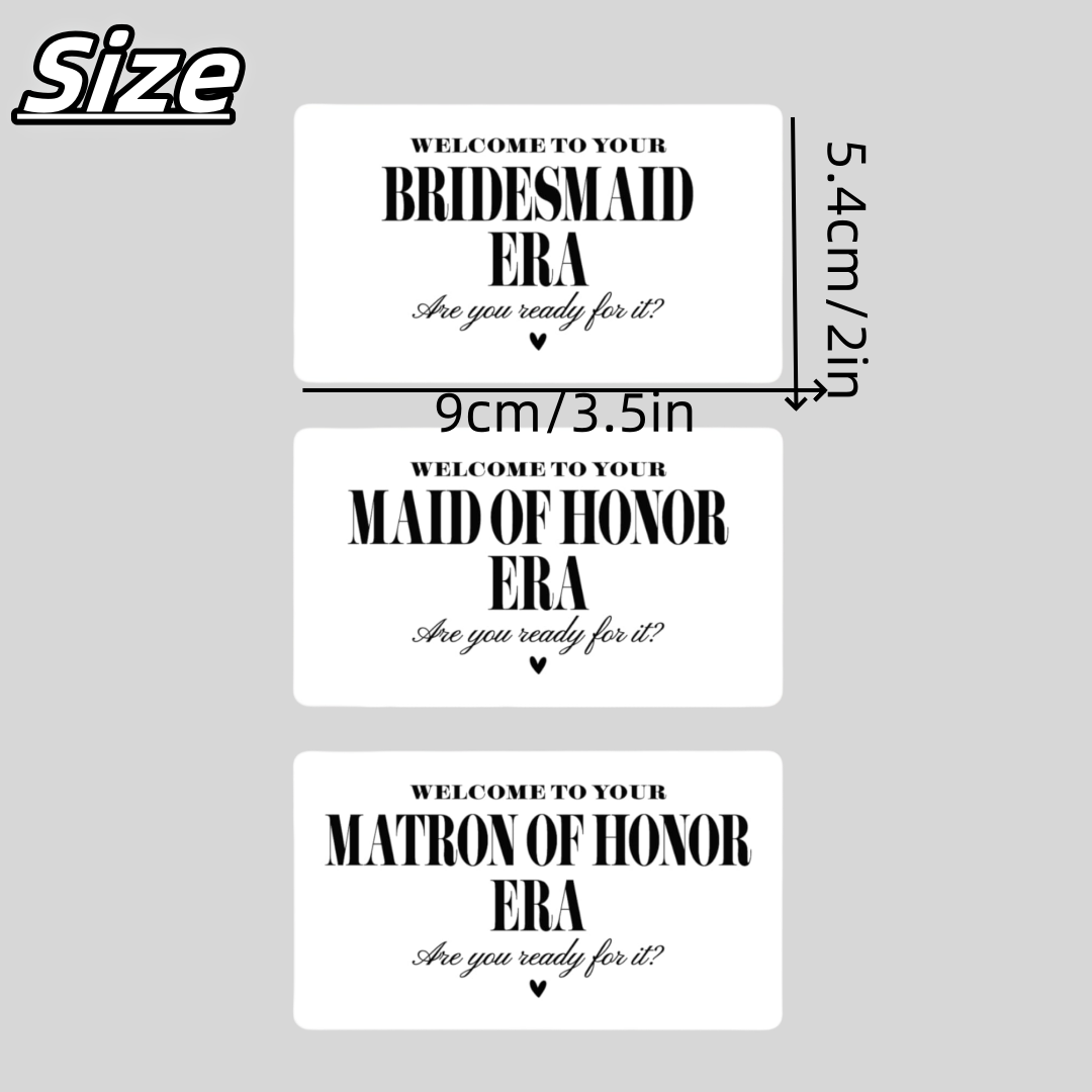Bridesmaid Era Mini Champagne  - Personalised Candle Label 评论和价格