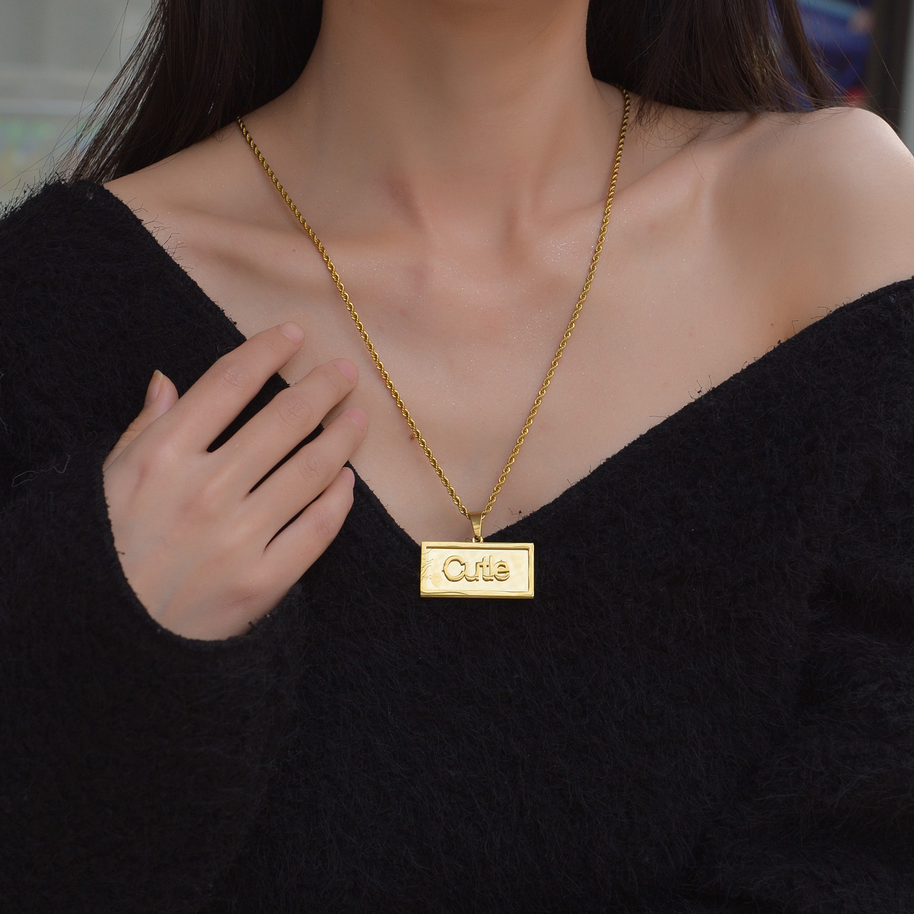 Custom Name Hip Hop Necklace f - Name Necklace Custom 评论和价格