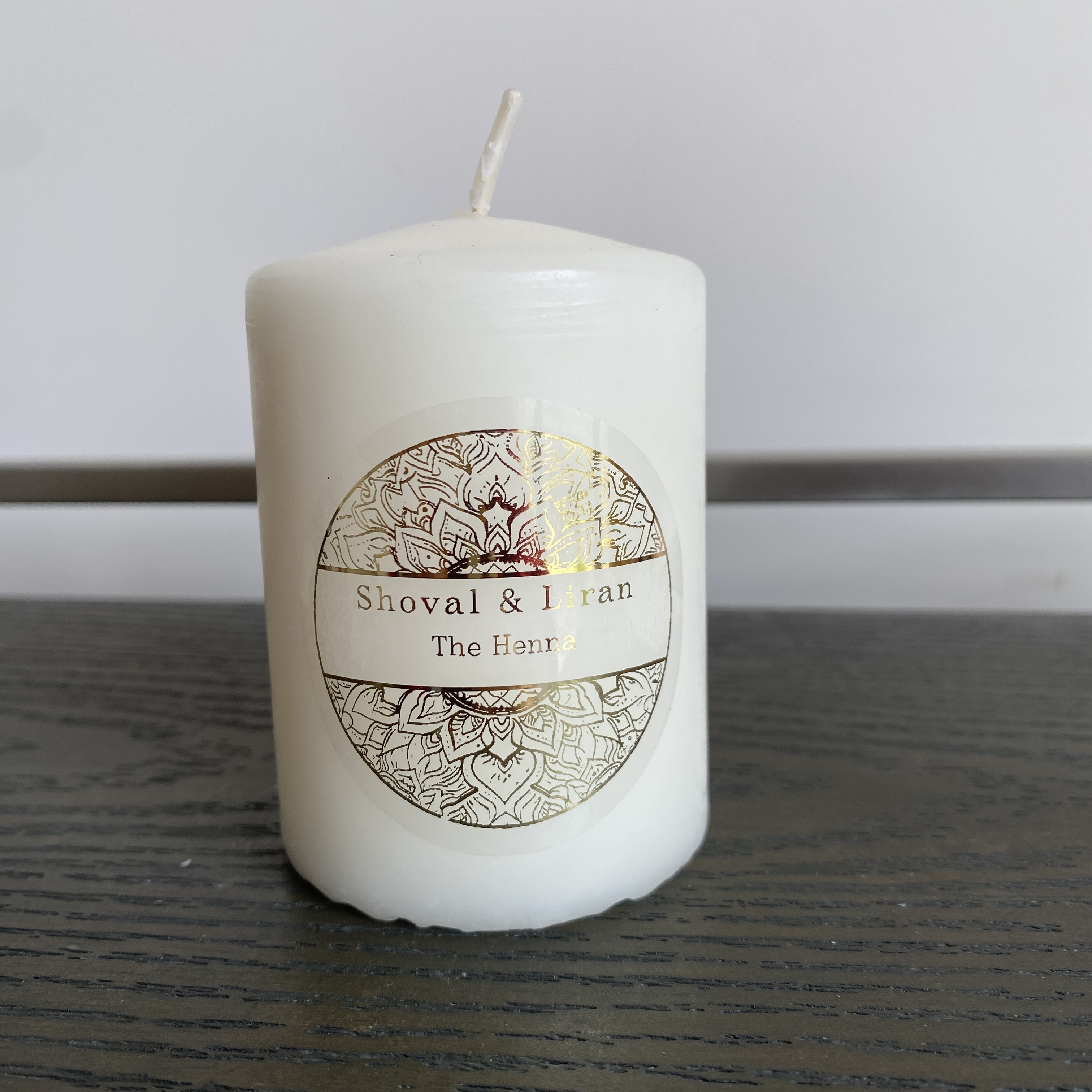 Custom henna day candle sticke - Personalised Candle Label 评论和价格