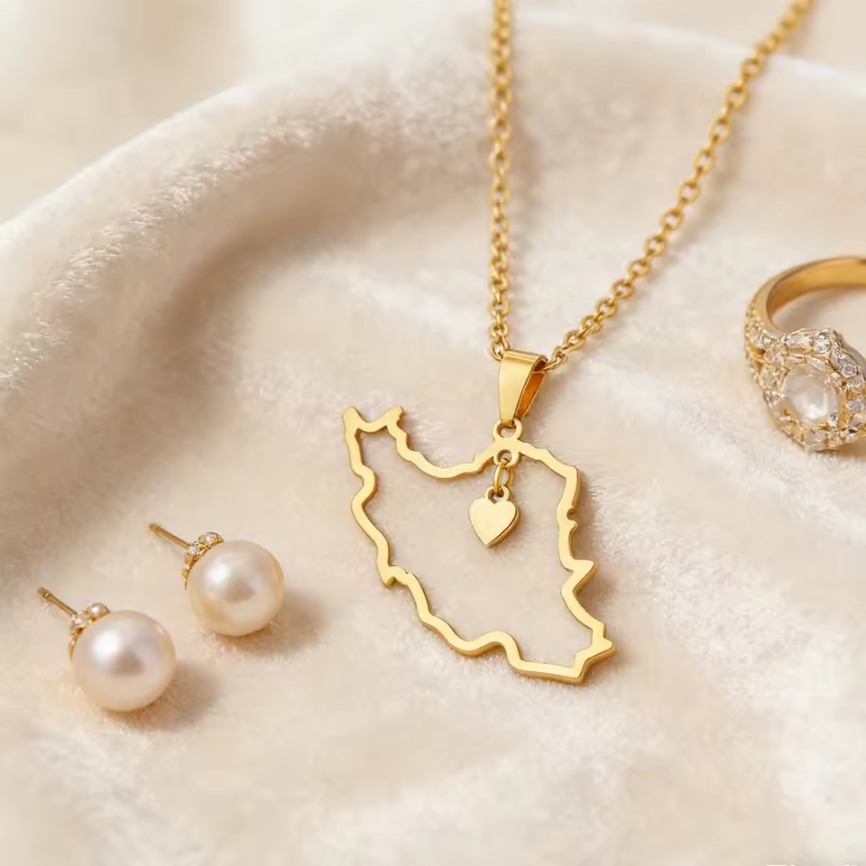 Lucktune Iran Map Pendant Neck - Custom Star Map 评论和价格