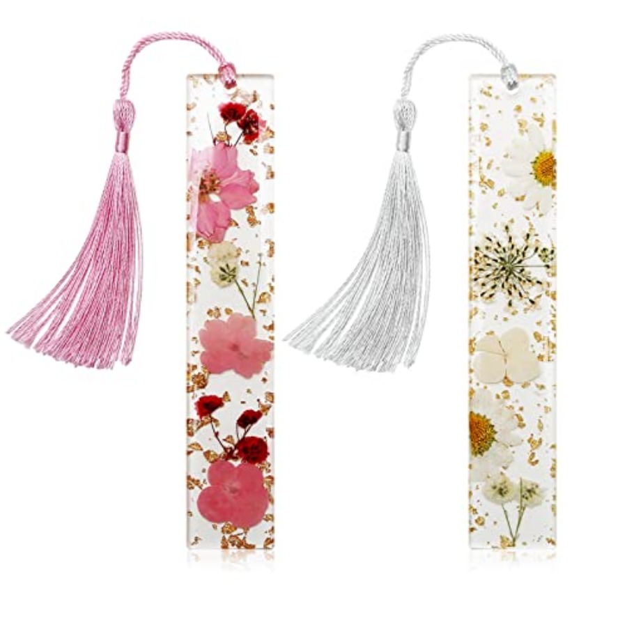Bookmarks for Women, Book Mark - Dried Flower Bookmark 评论和价格