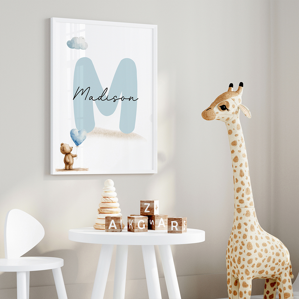 3pcs Personalized Name Blue Be - Personalized Name Box 评论和价格