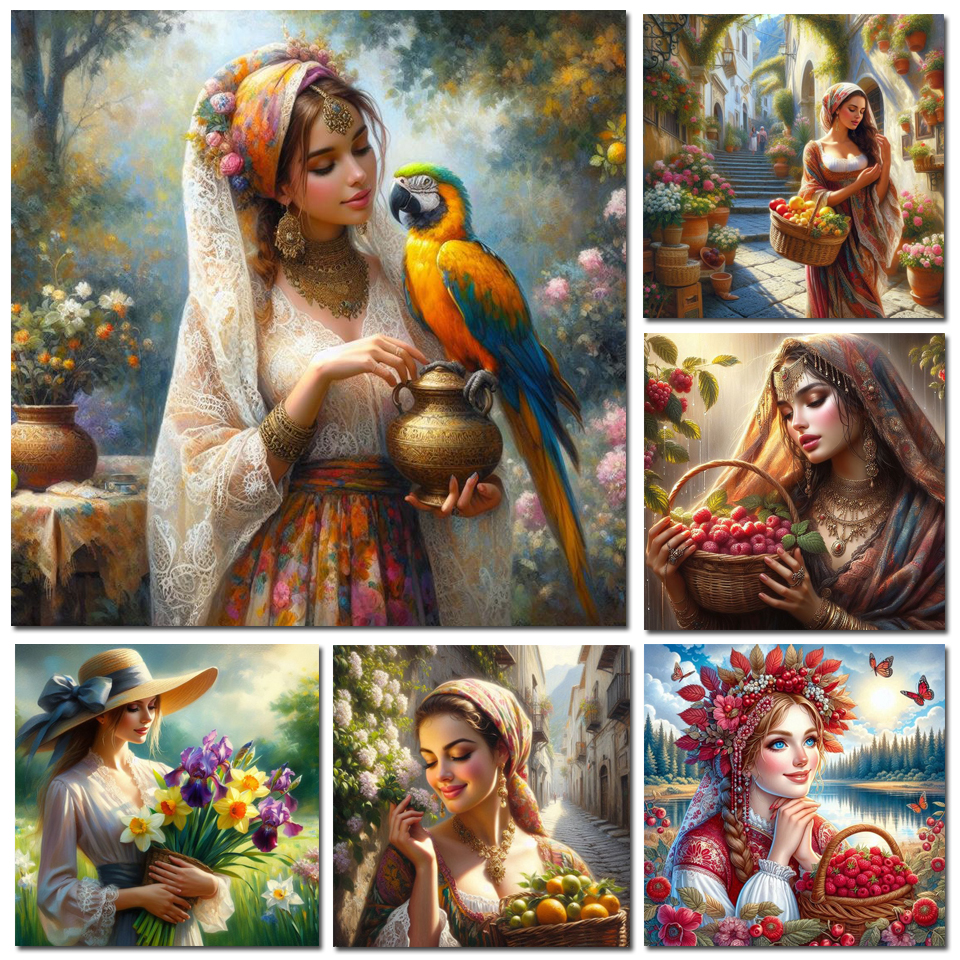 1pc frameless Diamond Painting - Photo Mosaic Print 评论和价格