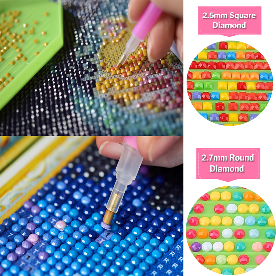 1pc frameless Diamond Painting - Photo Mosaic Print 评论和价格