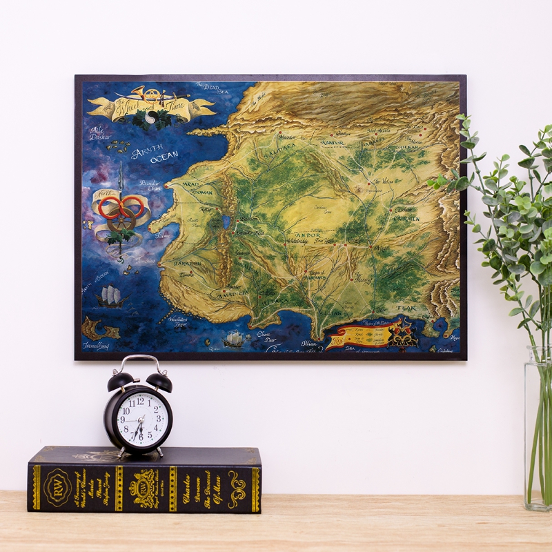 The Wheel of Time Map Poster P - Custom Star Map 评论和价格