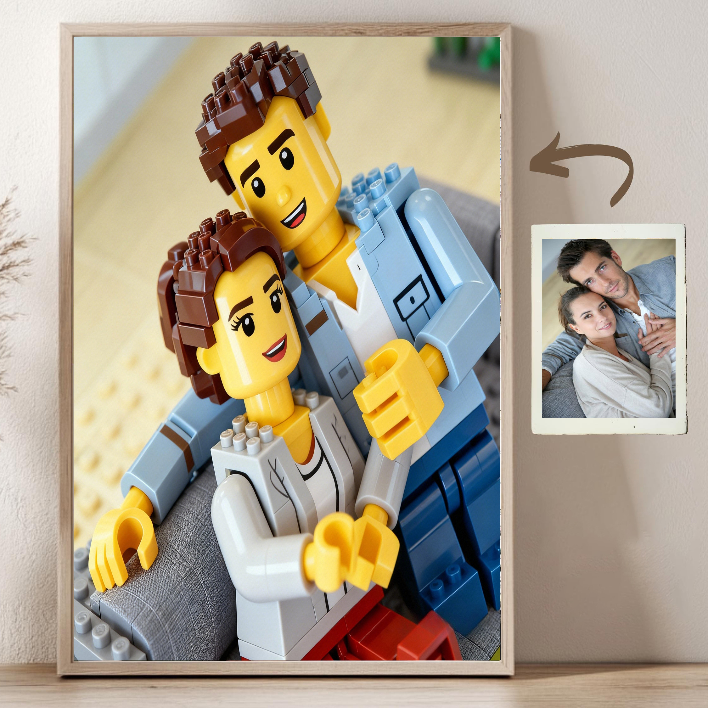 Custom Cartoon Building Block  - Custom Map Poster 评论和价格