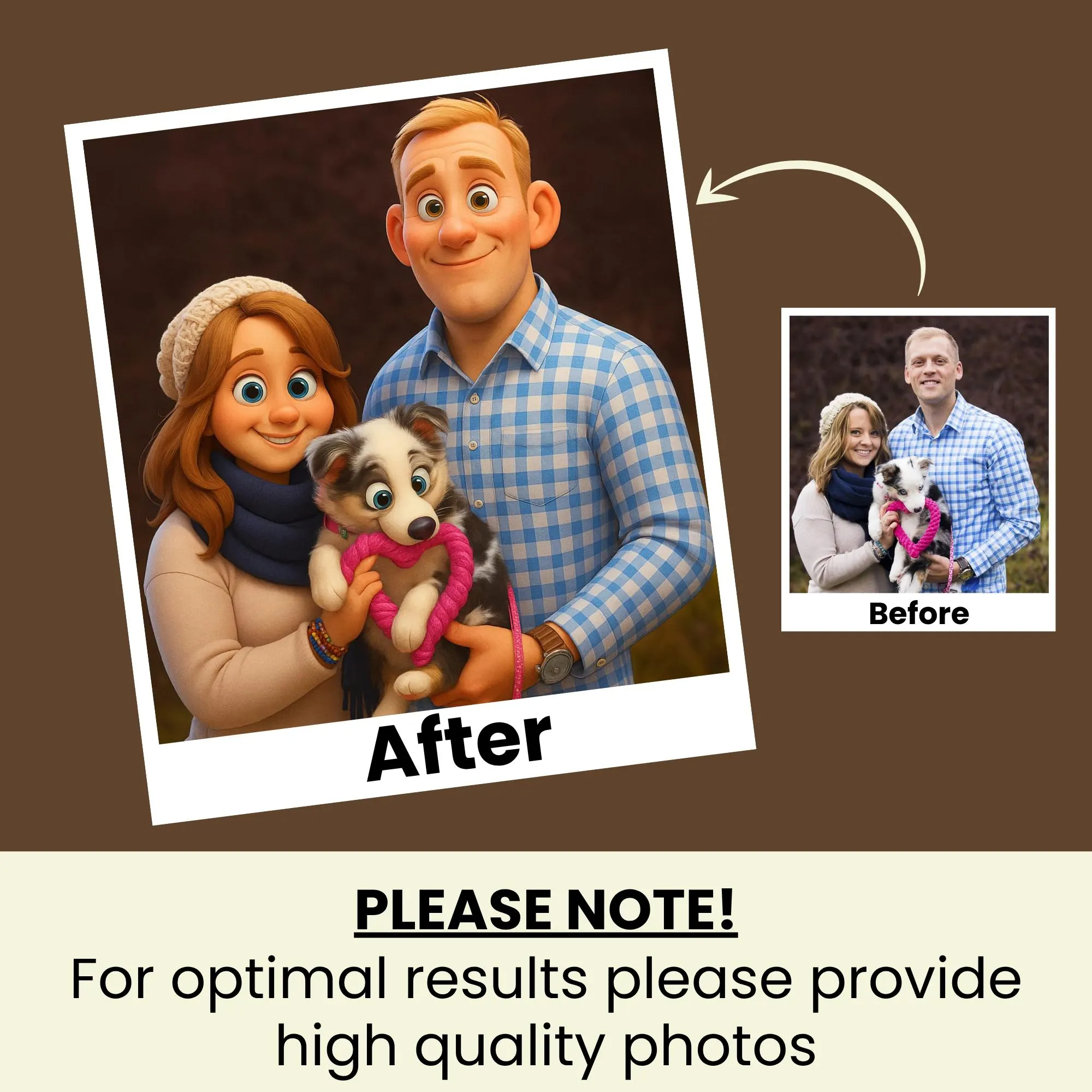 Custom Animated Character Fami - Pet Portrait Custom 评论和价格