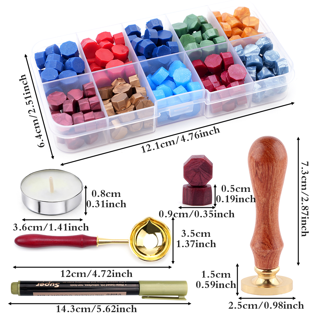 Alphabet Wax Seal Stamp Set -  - Wax Seal Letter Kit 评论和价格