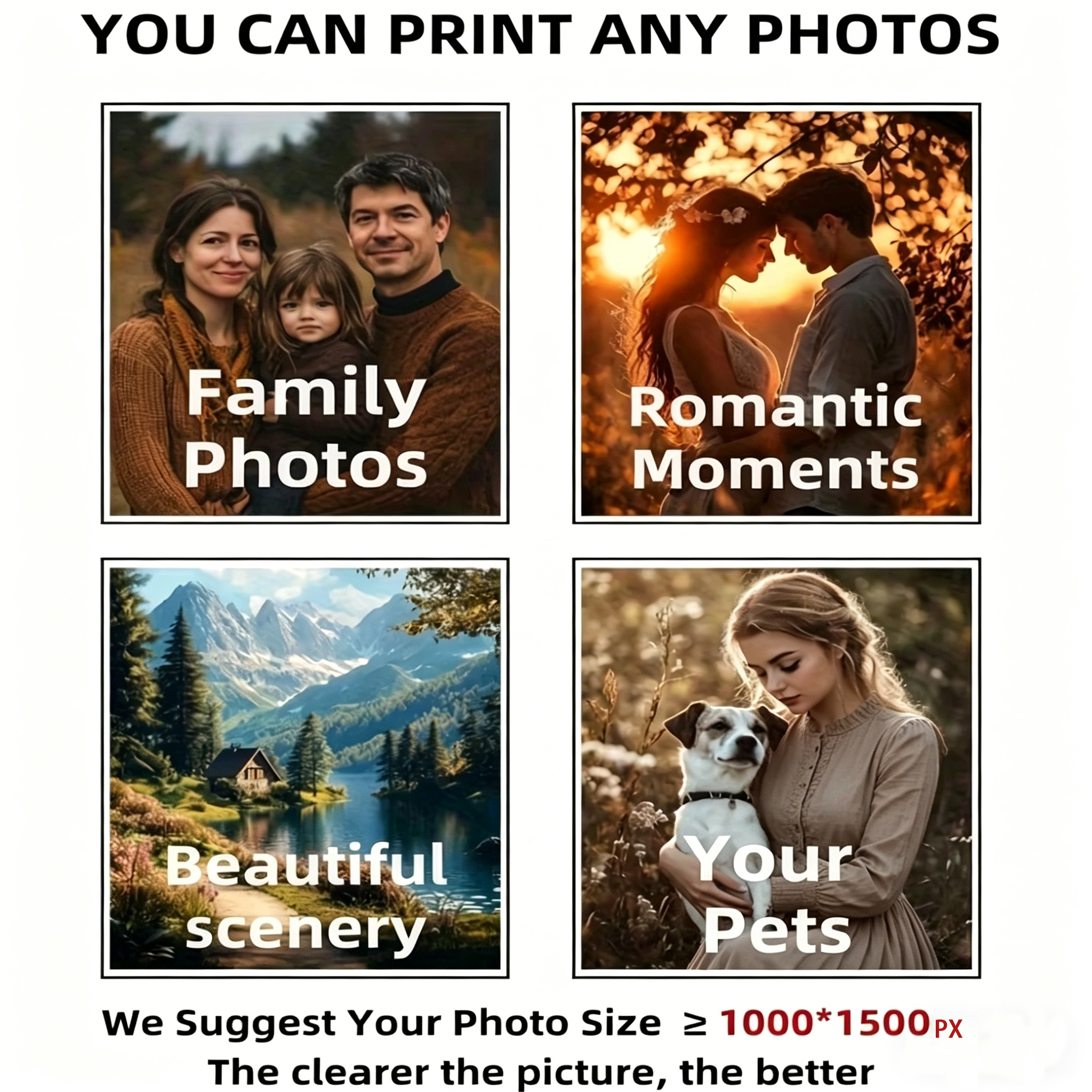 1pc Customized Portrait Landsc - Custom Map Poster 评论和价格