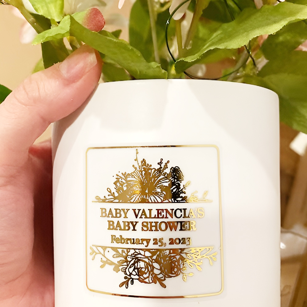 50 sheets Personalized Wedding - Personalised Candle Label 评论和价格