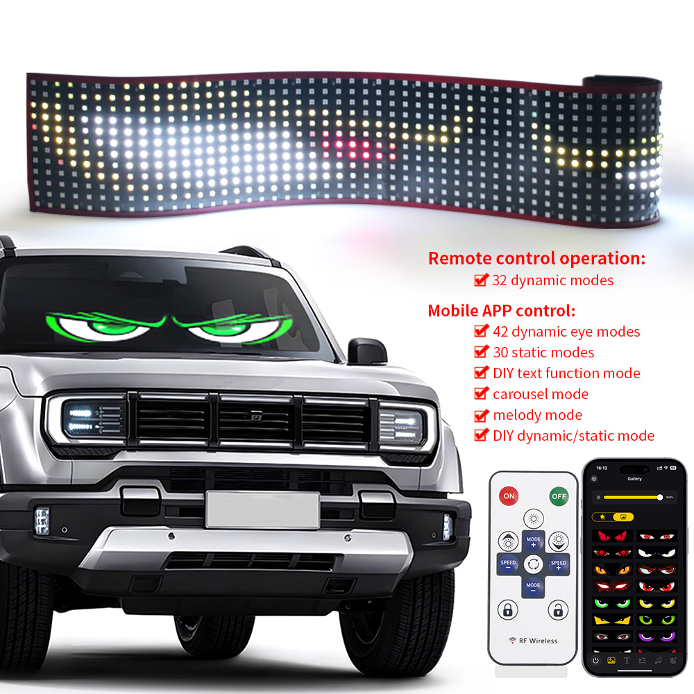 Truck Devil Eyes LED Light APP - Custom Map Poster 评论和价格