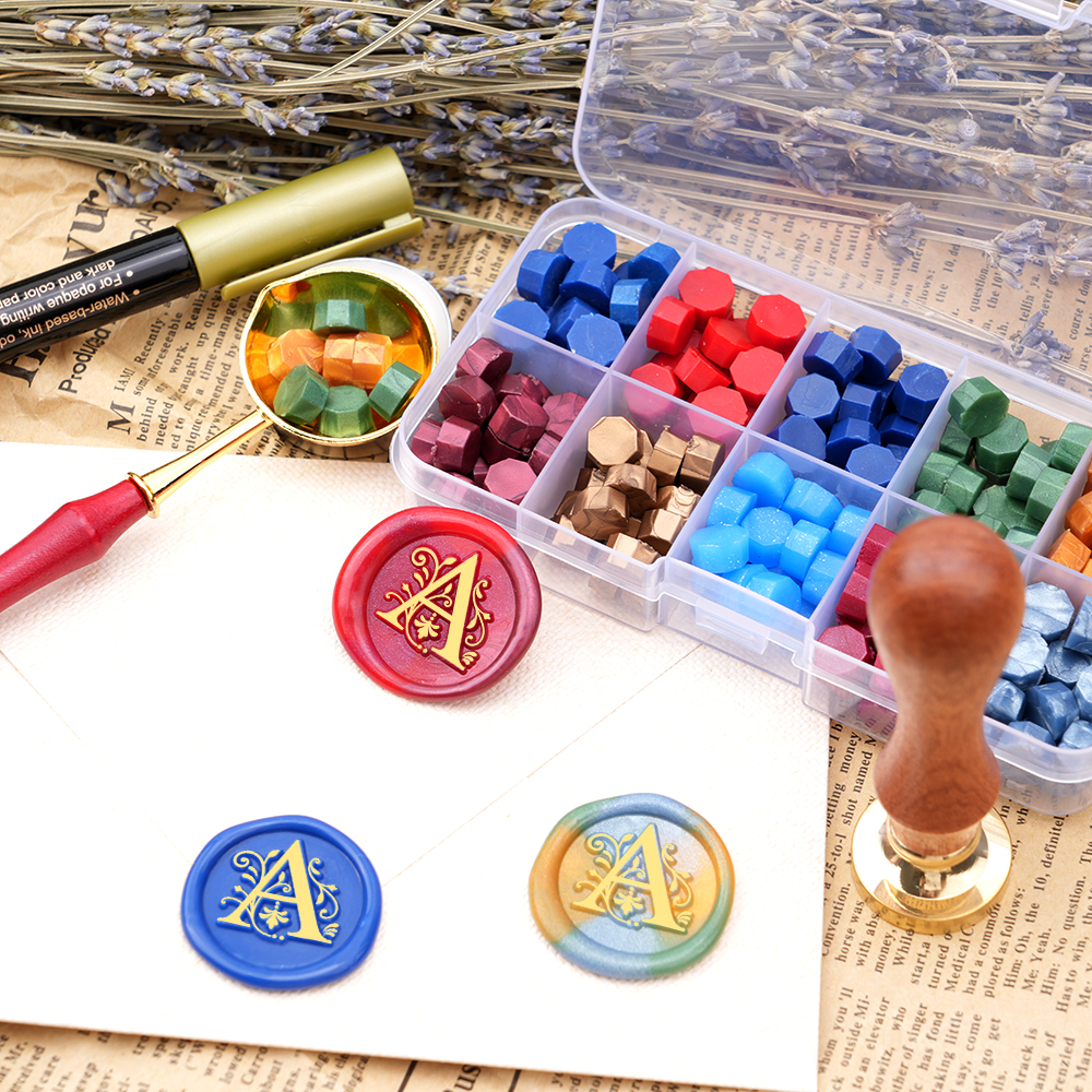 A-Z letter Wax Seal Stamp Kit  - Wax Seal Letter Kit 评论和价格