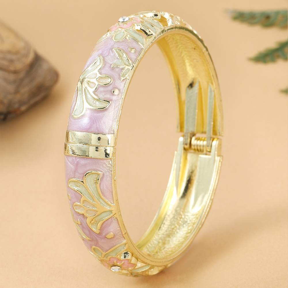 Jardme 1PCS Wide Hollow Enamel - Coordinates Bracelet 评论和价格