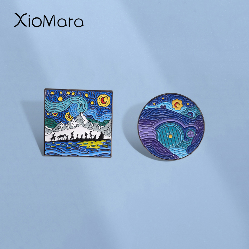Night Sky Oil Painting Enamel  - Custom Night Sky 评论和价格