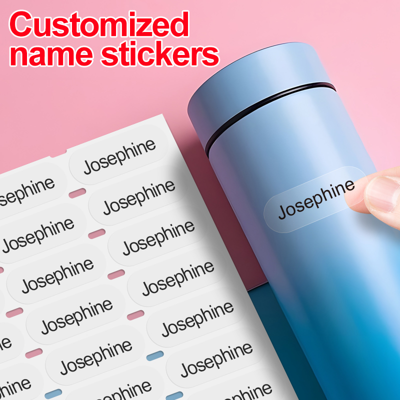 ‌Custom Clear Name Tags for Sc - Personalized Name Box 评论和价格